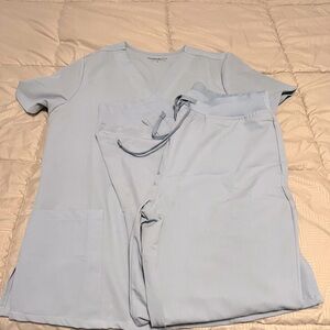 Baby blue Mandala Scrubs